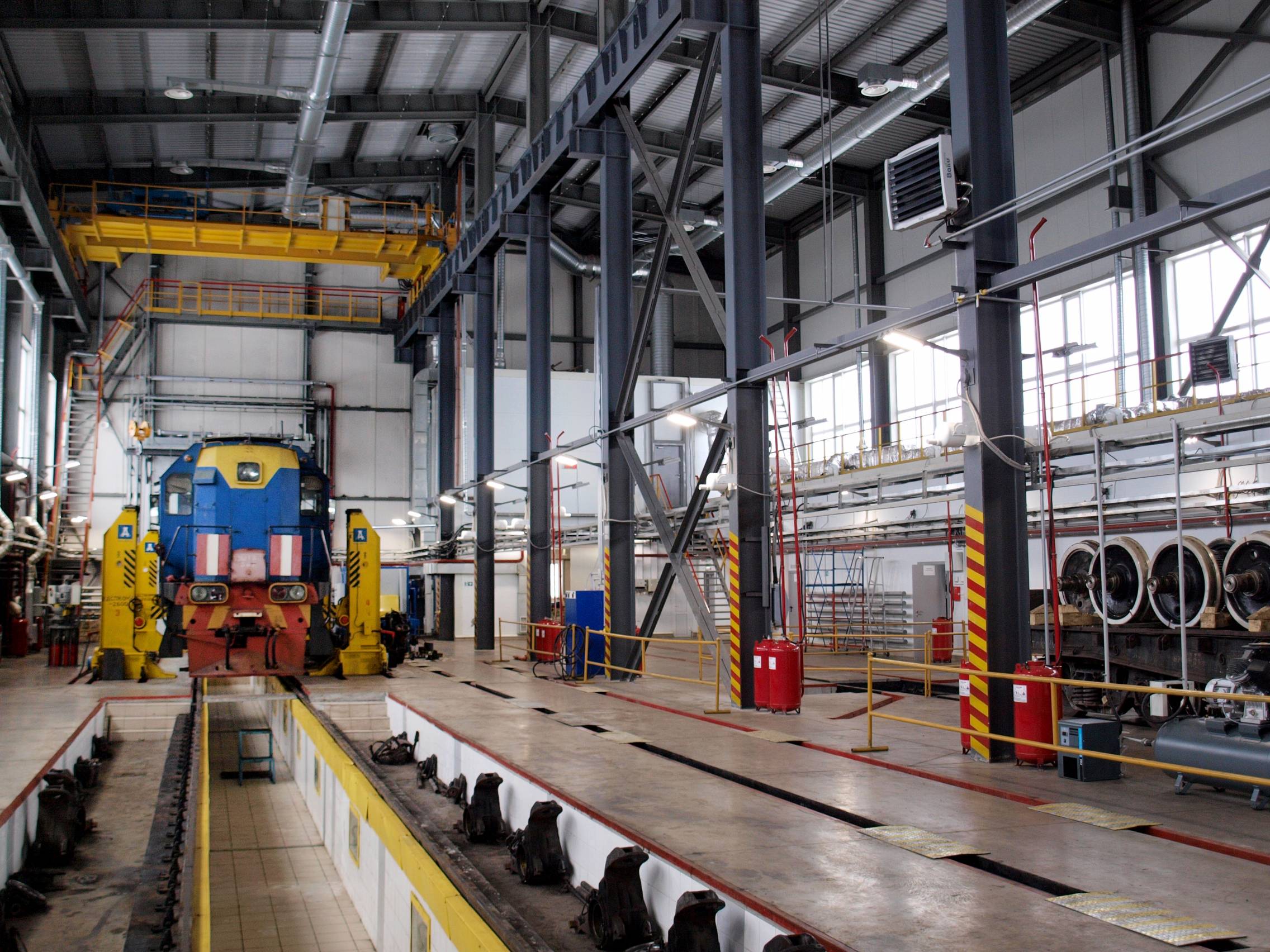 «Кузбассразрезуголь» завершил строительство локомотивного депо  на станции Черный Калтан