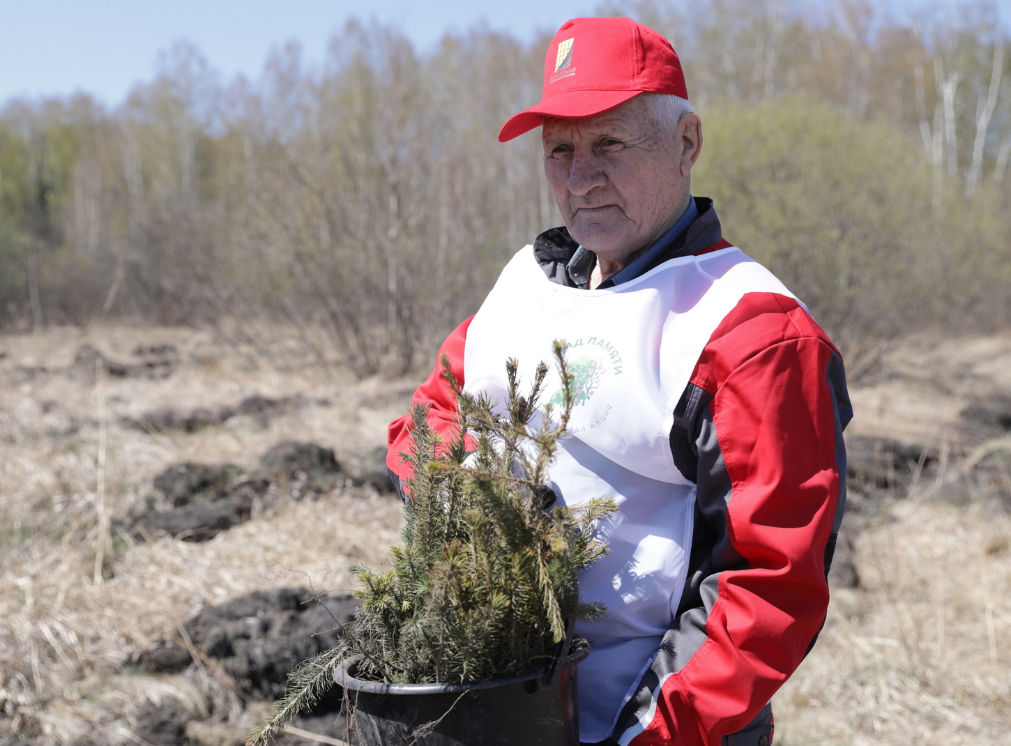 Герои – героям: «Кузбассразрезуголь» высадил деревья  в честь подвига шахтеров в Великой Отечественной войне
